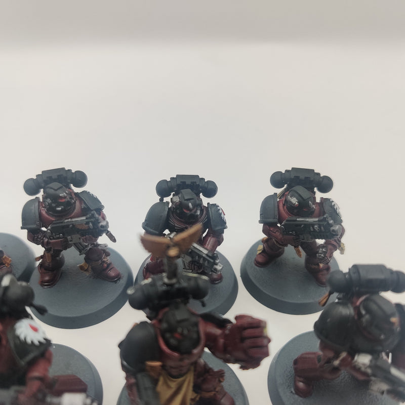 Warhammer 40k Flesh Tearers Tactical Marines x 10 - Painted AF107