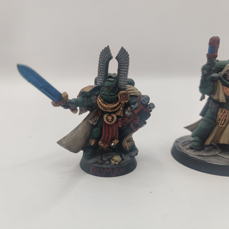 Warhammer 40k Dark Angels Captain and Primaris Lieutenant - Painted AU024