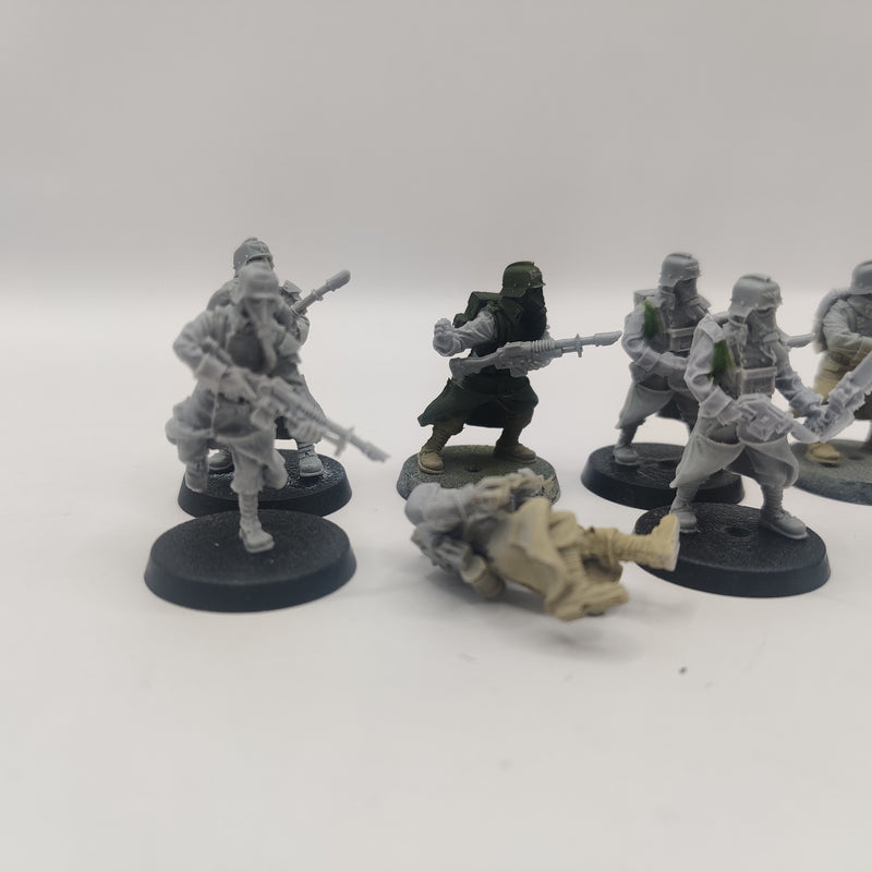 Warhammer 40k Forgeworld Death Korps of Krieg Squad Advancing AJ058