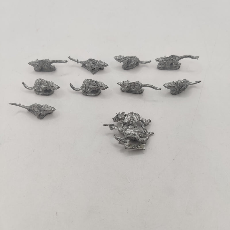 Warhammer Fantasy Skaven Packmaster and Rats x9 BA136