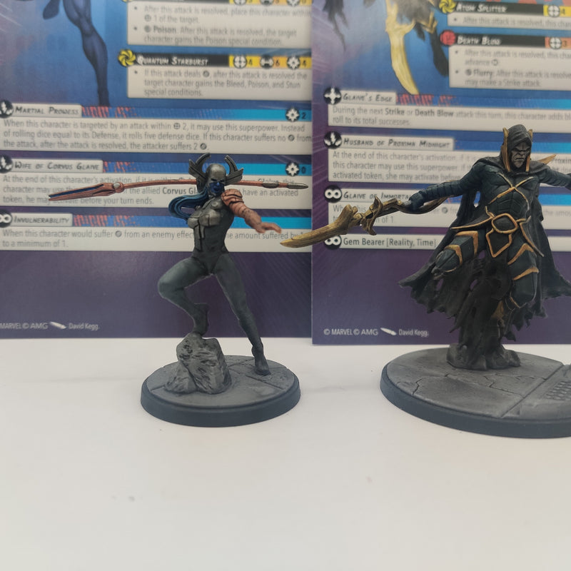 Marvel Crisis Protocol Corvus Glaive and Proxima Midnight AX020