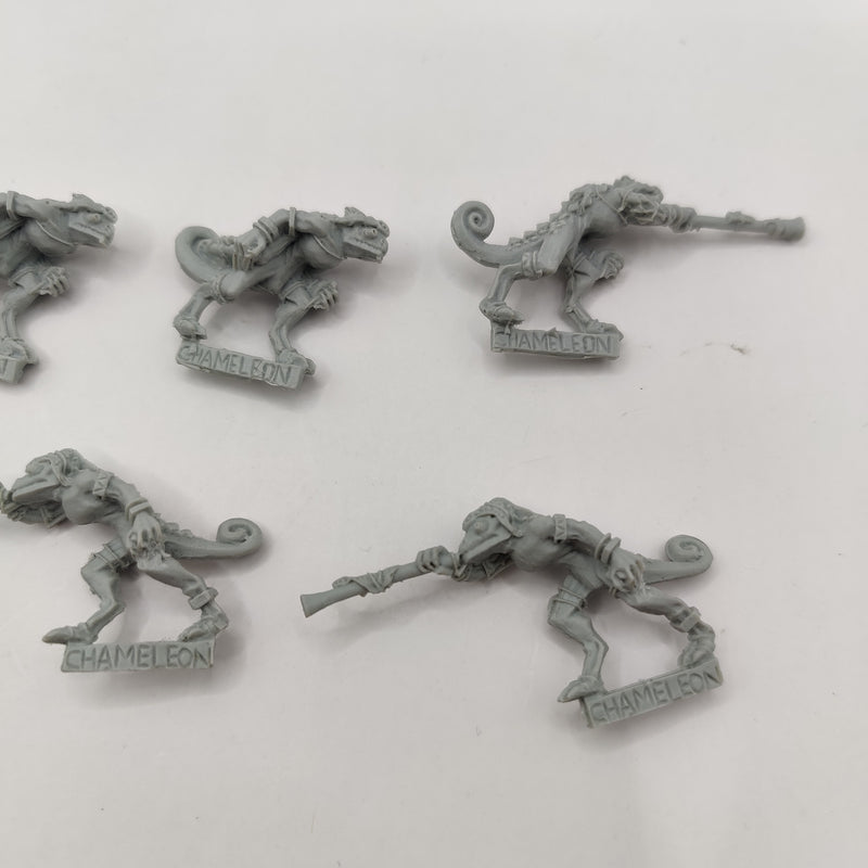 Warhammer Lizardmen Chameleon Skinks x7 - Finecast AD049