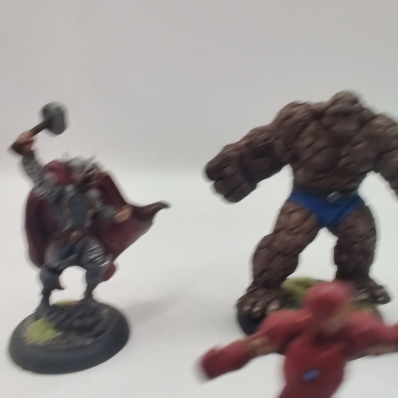 Knight Models Marvel Avengers and The Thing - Painted BA100