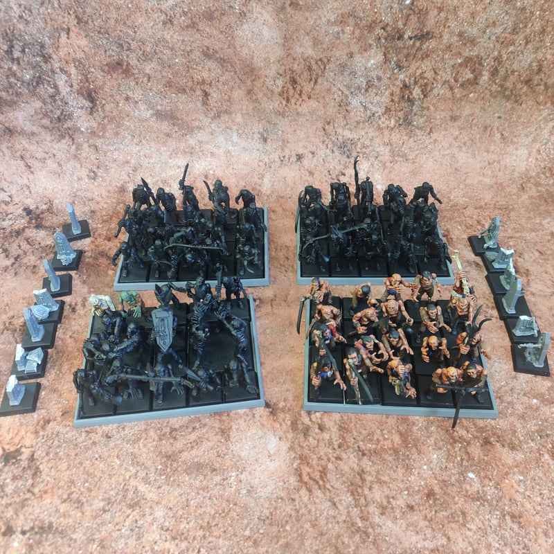 Warhammer The Old World Zombies x80 inc command and movement trays AX074-0326