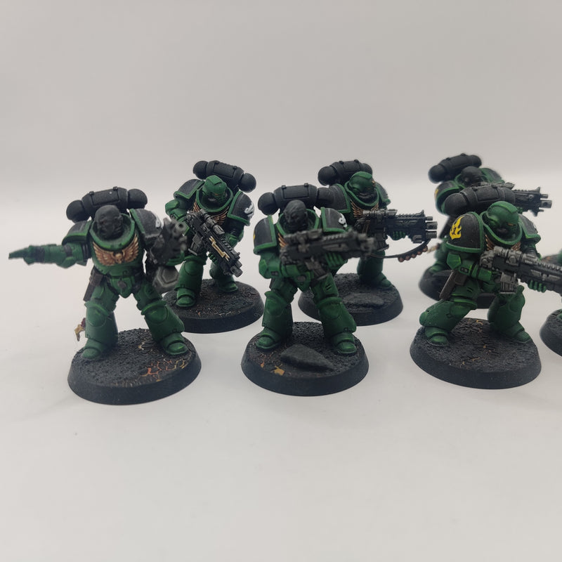 Warhammer 40k Salamander Primaris Intercessors x9 - Well Painted AT017