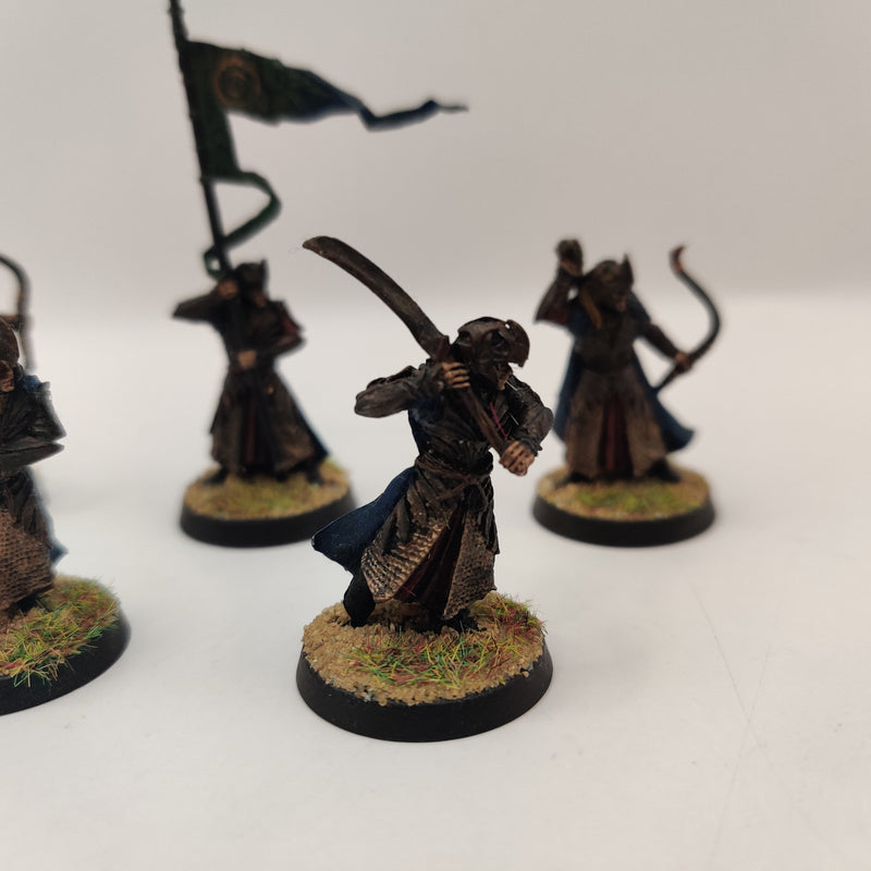 Lord of the Rings MESBG Galadhrim Warriors with Standard - Metal AW234