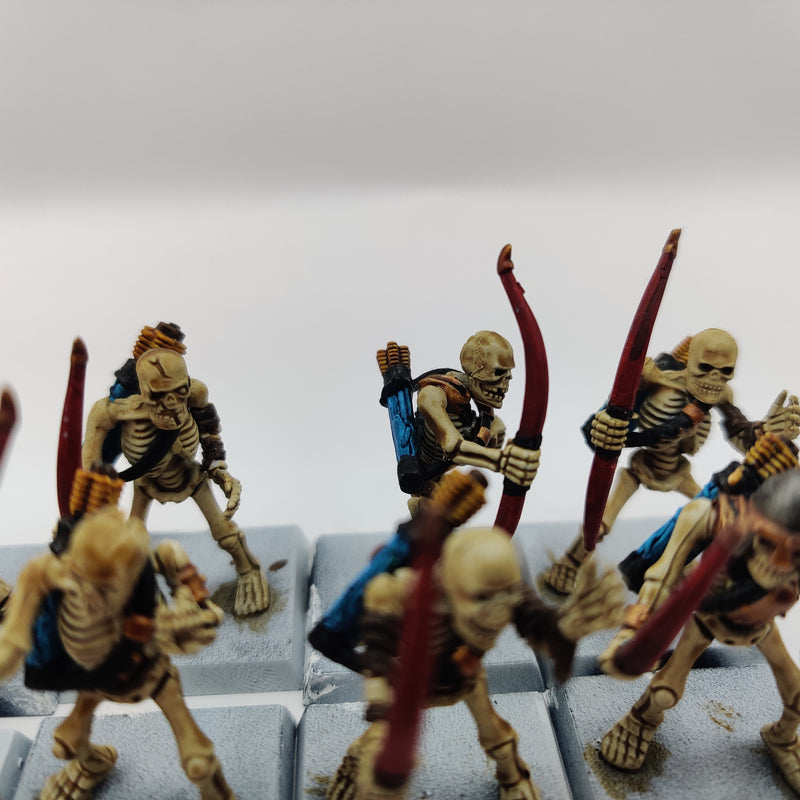 Tomb Kings of Khemri Skeleton Archers x16 - Painted AA044