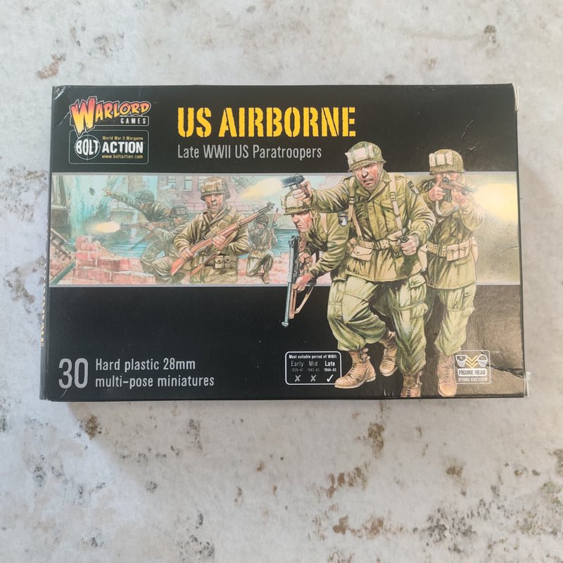 Bolt Action US Airborne x17 on Sprue AV186