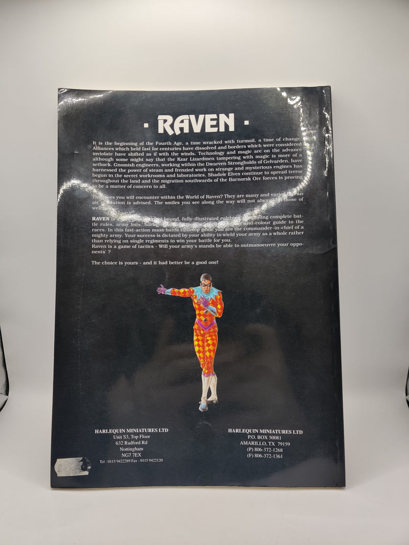 Harlequin Miniatures Raven 25mm Wargames Rulebook BD261