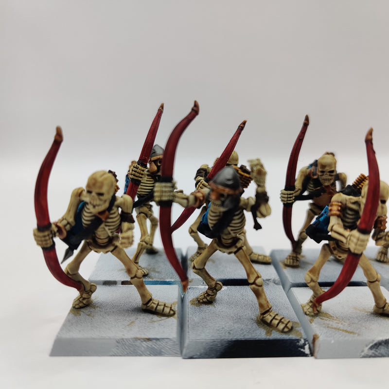 Tomb Kings of Khemri Skeleton Archers x16 - Painted AA044