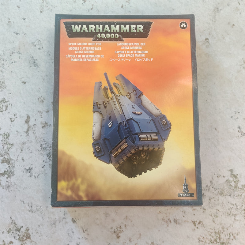 Warhammer 40k Space Marines Drop Pod - Part assembled AV063