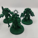 Warhammer 40k Salamanders Primaris Agressors and Captain AA106