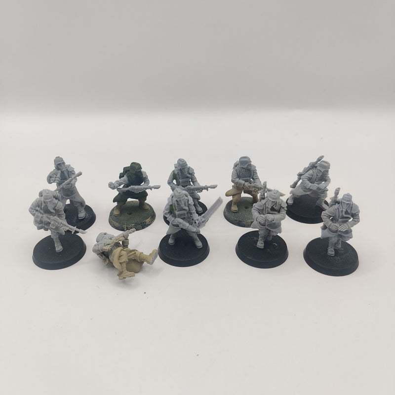 Warhammer 40k Forgeworld Death Korps of Krieg Squad Advancing AJ058