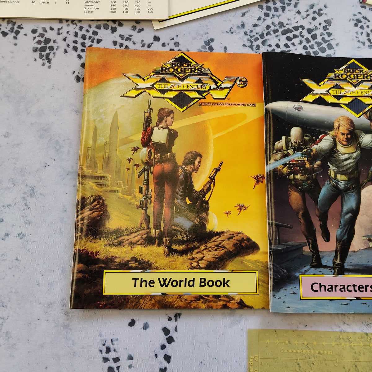TSR Buck Rodgers in the 25th Century RPG Boxed Set (1990) Unused / Unpunched AV165