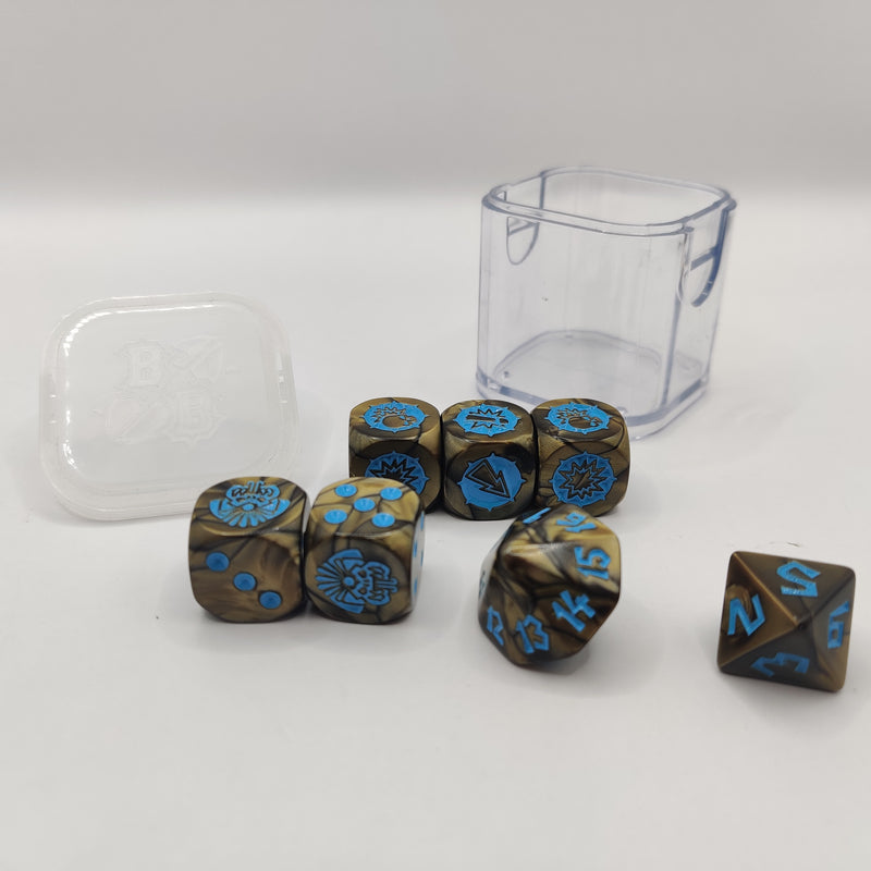 Blood Bowl Lizardmen Dice Set - OOP AI232