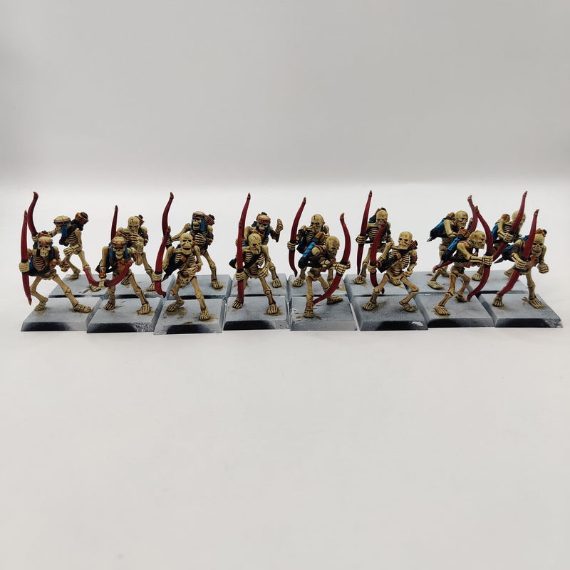 Tomb Kings of Khemri Skeleton Archers x16 - Painted AF010