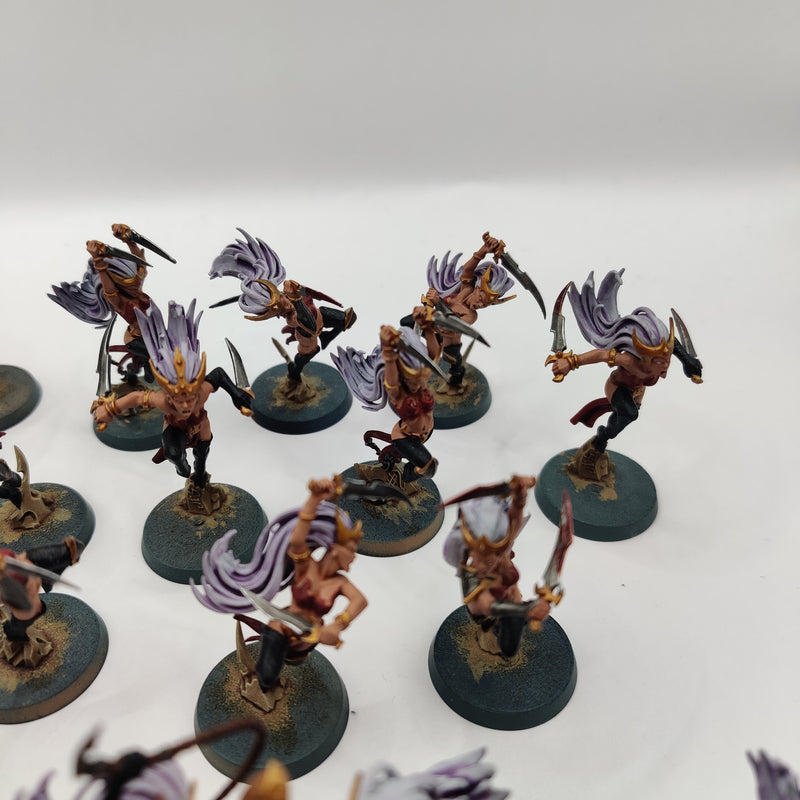 Age of Sigmar Daughters of Khaine Wyche Aelves x20 - Painted AW186