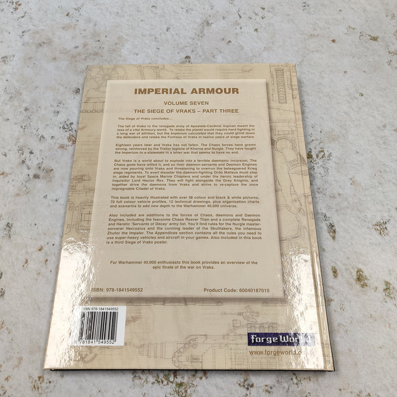 Imperial Armour Siege of Vraks in Slip Case Collector's Set Vols 5, 6 & 7 AV245