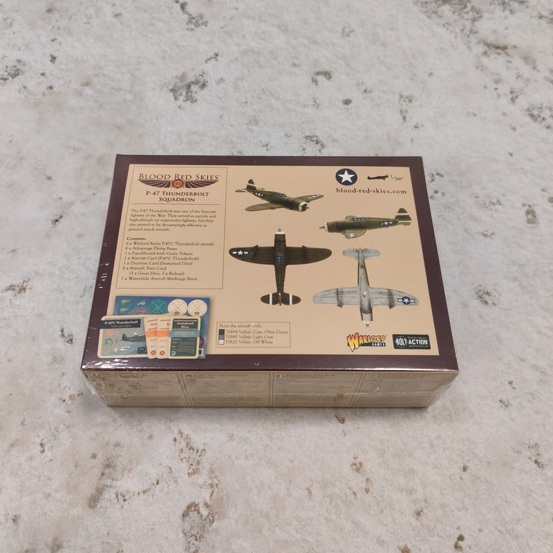Warlord Games Blood Red Skies P-47 Thunderbolt Squadron AY109
