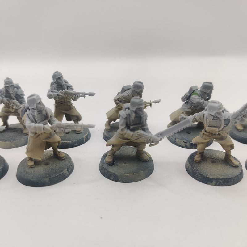 Warhammer 40k Forgeworld Death Korps of Krieg Squad Advancing AK010