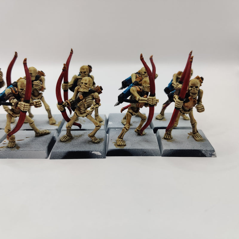 Tomb Kings of Khemri Skeleton Archers x16 - Painted AF010