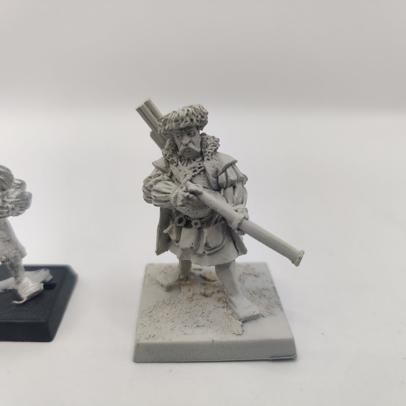 Warhammer The Old World Empire Engineer and Cannon Crew - Metal AD031
