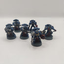 Warhammer 40k Crimson Fists Sternguard Veteran Squad - OOP Painted AD061