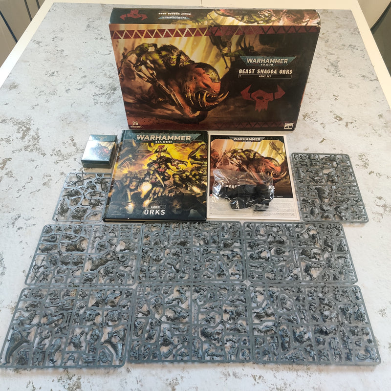 Warhammer 40k Orks Beast Snagga Box Incomplete - BD058