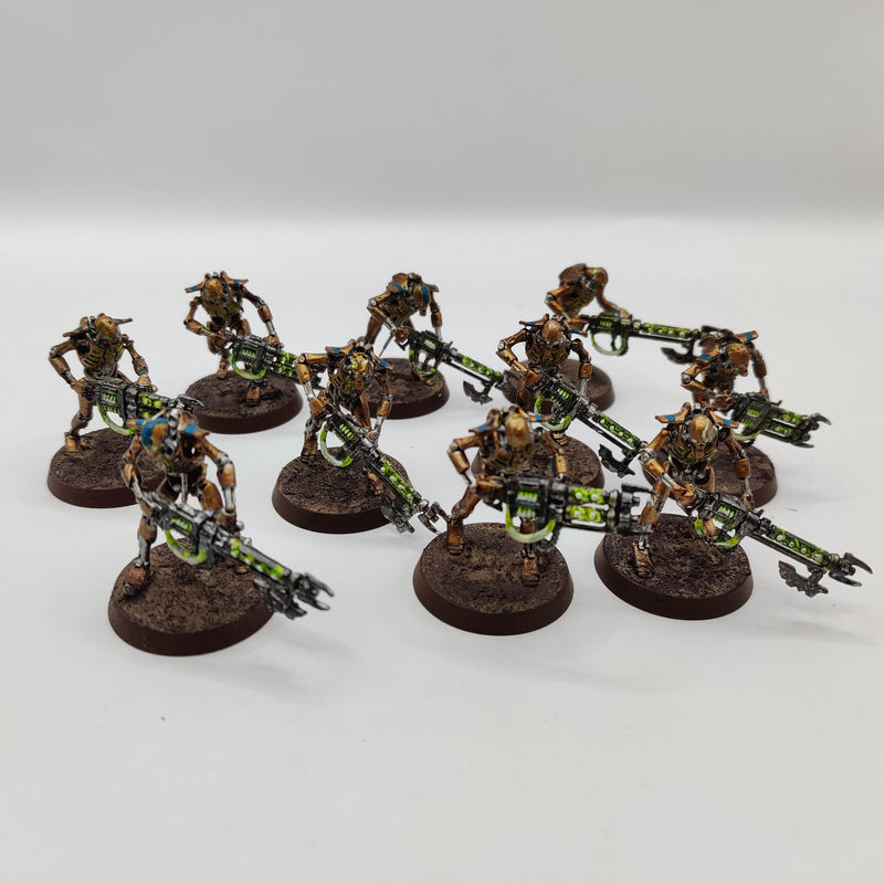 Warhammer 40k Necron Warriors x10 Painted AH031