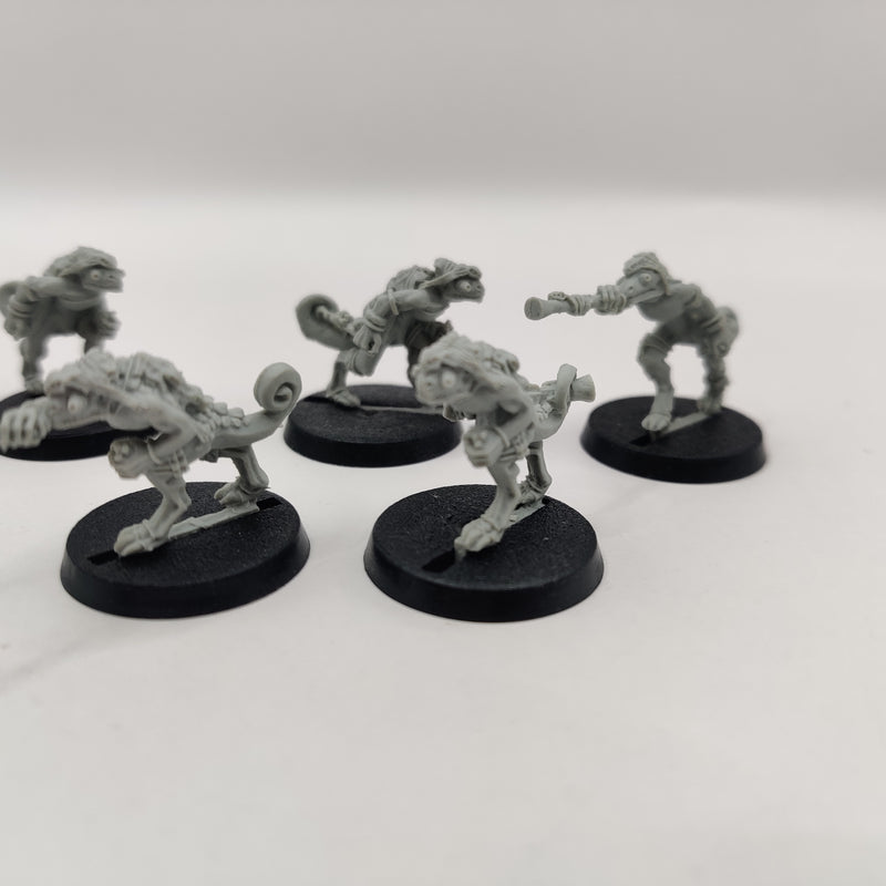 Warhammer Lizardmen Chameleon Skinks x7 - Finecast AH023