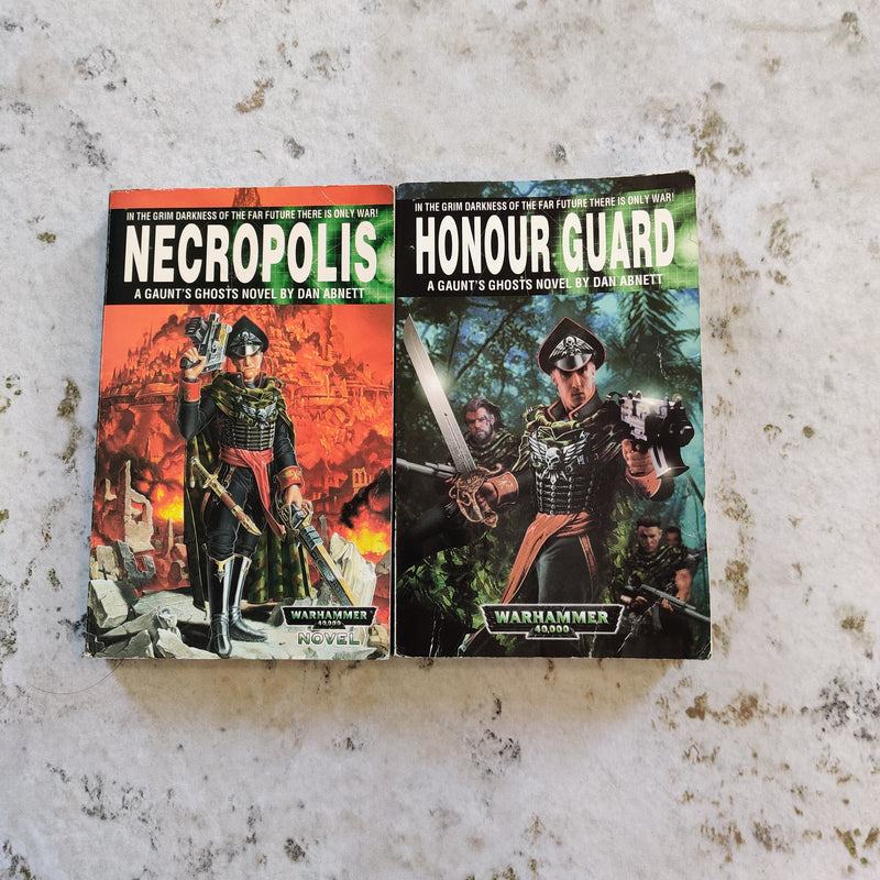 Warhammer 40k Gaunts Ghosts Novel Bundle Necropolis Honour Guard AY210