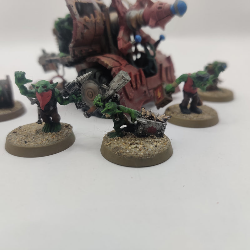 Warhammer 40k Ork Traktor Kannon with Grot Crew BC050