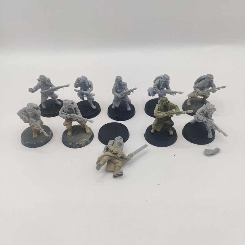 Warhammer 40k Forgeworld Death Korps of Krieg Squad Advancing AQ002