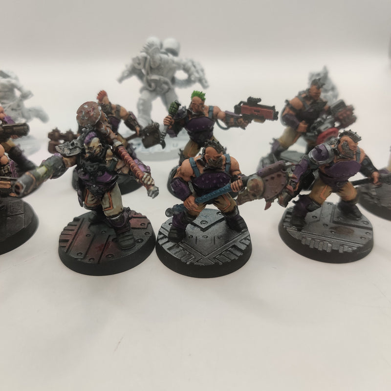 Necromunda Goliath Gang including Stimmer and Forge-born - Well Painted AJ002-0321