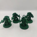 Warhammer 40k Salamanders Primaris Agressors and Captain AA106