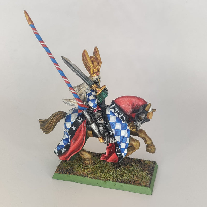 Warhammer Fantasy Bretonnian Grail Knight Pro Painted Insane Detail AT209