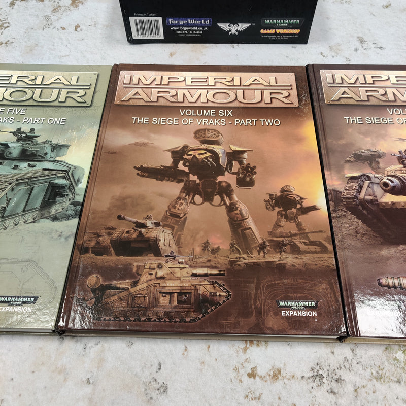 Imperial Armour Siege of Vraks in Slip Case Collector's Set Vols 5, 6 & 7 AV245