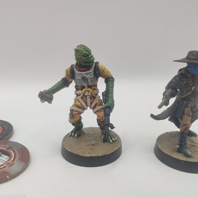 Star Wars Legion Cad Bane and Bossk Bounty Hunters - Painted AO017