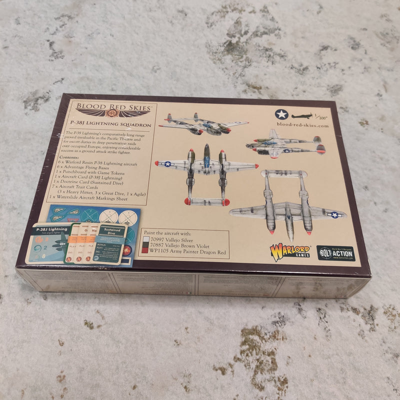 Warlord Games Blood Red Skies P-28J Lightning Squadron AY110