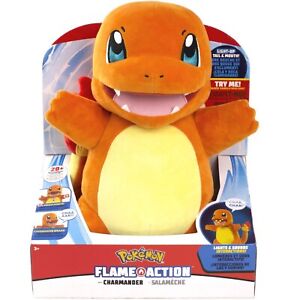 Pokemon Flame Action Charmander Plush Toy Lights & Sounds