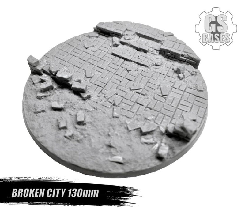 Resin Base - GS Bases Broken City 130mm