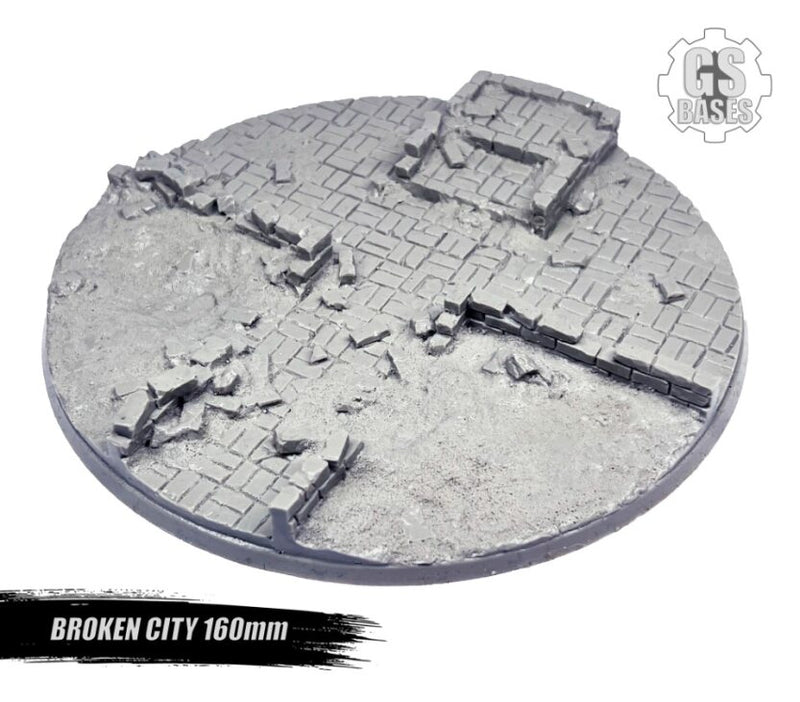 Resin Base - GS Bases Broken City 160mm