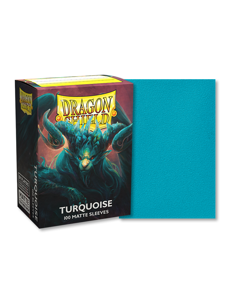 Dragon Shields: Turquoise Matte 100