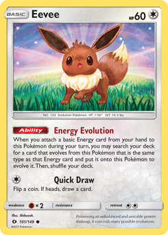 Eevee - 101/149 - Common - Sun & Moon