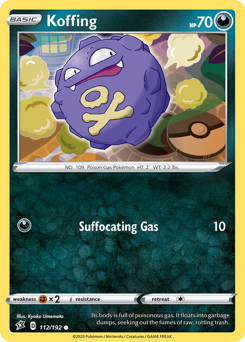 Koffing - 112/192 - Common - Rebel Clash