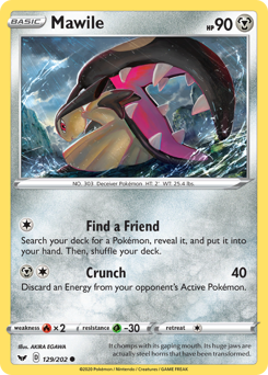 Mawile - 129/202 - Common - Sword & Shield