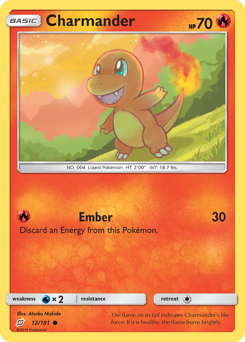 Charmander - 12/181 - Common - Team Up