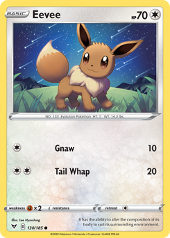 Eevee(Reverse) - 130/185(Rev) - Common - Vivid Voltage