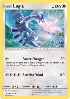 Lugia - 131/181 - Rare Holo - Team Up