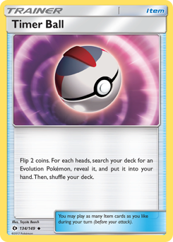 Timer Ball - 134/149 - Uncommon - Sun & Moon